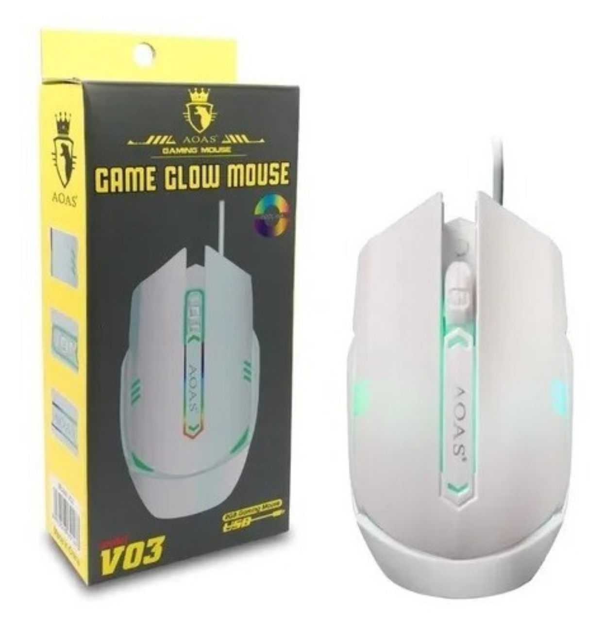 Mouse  Gamer Usb Colores Rgb (1)
